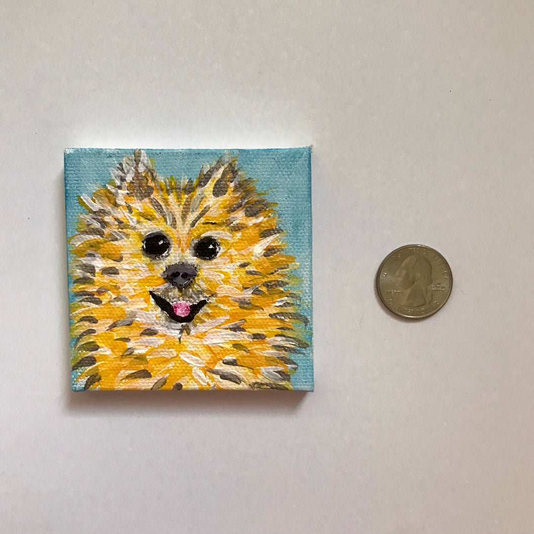 Custom Mini Art  (Acrylic on Mini Canvas) - Send Pet Photo After Purchase